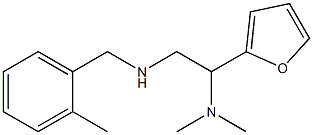 [2-(dimethylamino)-2-(furan-2-yl)ethyl][(2-methylphenyl)methyl]amine Structure