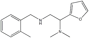 [2-(dimethylamino)-2-(furan-2-yl)ethyl][(2-methylphenyl)methyl]amine 化学構造式