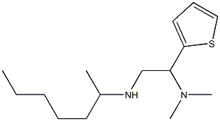 [2-(dimethylamino)-2-(thiophen-2-yl)ethyl](heptan-2-yl)amine|