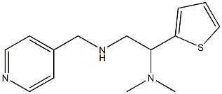 [2-(dimethylamino)-2-(thiophen-2-yl)ethyl](pyridin-4-ylmethyl)amine|