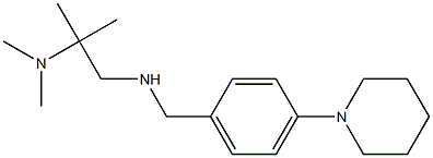 [2-(dimethylamino)-2-methylpropyl]({[4-(piperidin-1-yl)phenyl]methyl})amine Structure