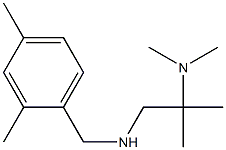 [2-(dimethylamino)-2-methylpropyl][(2,4-dimethylphenyl)methyl]amine 化学構造式