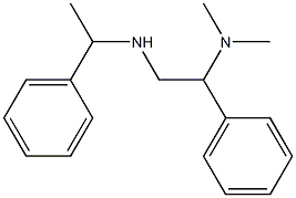[2-(dimethylamino)-2-phenylethyl](1-phenylethyl)amine Structure