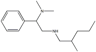 [2-(dimethylamino)-2-phenylethyl](2-methylpentyl)amine,,结构式