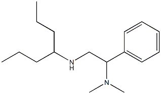 [2-(dimethylamino)-2-phenylethyl](heptan-4-yl)amine,,结构式