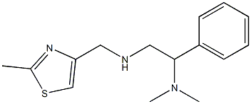 [2-(dimethylamino)-2-phenylethyl][(2-methyl-1,3-thiazol-4-yl)methyl]amine|