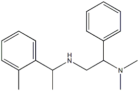 [2-(dimethylamino)-2-phenylethyl][1-(2-methylphenyl)ethyl]amine Structure