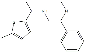 [2-(dimethylamino)-2-phenylethyl][1-(5-methylthiophen-2-yl)ethyl]amine Structure