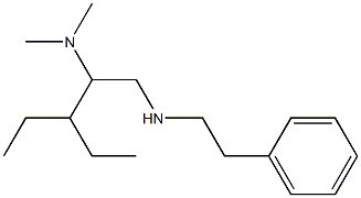 [2-(dimethylamino)-3-ethylpentyl](2-phenylethyl)amine Structure