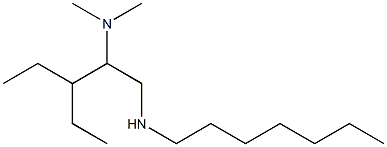 [2-(dimethylamino)-3-ethylpentyl](heptyl)amine,,结构式