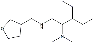 [2-(dimethylamino)-3-ethylpentyl](oxolan-3-ylmethyl)amine|