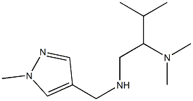 [2-(dimethylamino)-3-methylbutyl][(1-methyl-1H-pyrazol-4-yl)methyl]amine 化学構造式