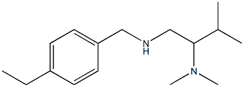 [2-(dimethylamino)-3-methylbutyl][(4-ethylphenyl)methyl]amine Struktur