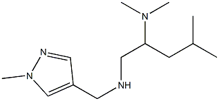 [2-(dimethylamino)-4-methylpentyl][(1-methyl-1H-pyrazol-4-yl)methyl]amine Structure