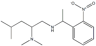 [2-(dimethylamino)-4-methylpentyl][1-(2-nitrophenyl)ethyl]amine