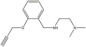 [2-(dimethylamino)ethyl]({[2-(prop-2-yn-1-yloxy)phenyl]methyl})amine