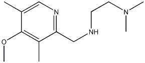 [2-(dimethylamino)ethyl][(4-methoxy-3,5-dimethylpyridin-2-yl)methyl]amine