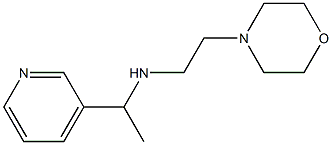 [2-(morpholin-4-yl)ethyl][1-(pyridin-3-yl)ethyl]amine Structure