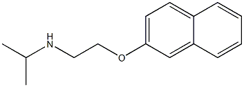 [2-(naphthalen-2-yloxy)ethyl](propan-2-yl)amine Structure