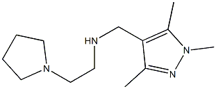 [2-(pyrrolidin-1-yl)ethyl][(1,3,5-trimethyl-1H-pyrazol-4-yl)methyl]amine