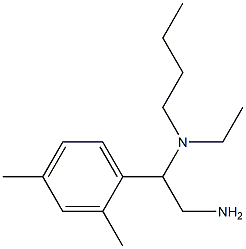 [2-amino-1-(2,4-dimethylphenyl)ethyl](butyl)ethylamine Structure