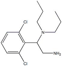 [2-amino-1-(2,6-dichlorophenyl)ethyl]dipropylamine 结构式