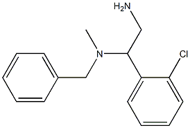 [2-amino-1-(2-chlorophenyl)ethyl](benzyl)methylamine 结构式