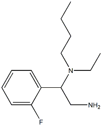 [2-amino-1-(2-fluorophenyl)ethyl](butyl)ethylamine Structure