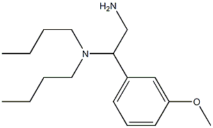 [2-amino-1-(3-methoxyphenyl)ethyl]dibutylamine