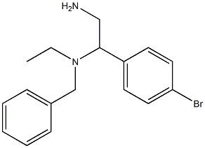 [2-amino-1-(4-bromophenyl)ethyl](benzyl)ethylamine Structure