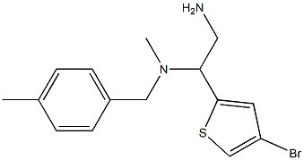 [2-amino-1-(4-bromothiophen-2-yl)ethyl](methyl)[(4-methylphenyl)methyl]amine