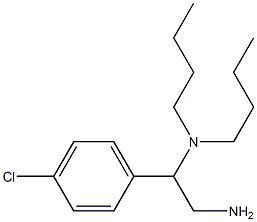 [2-amino-1-(4-chlorophenyl)ethyl]dibutylamine 结构式