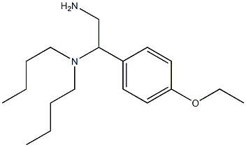 [2-amino-1-(4-ethoxyphenyl)ethyl]dibutylamine 结构式