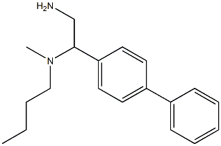 [2-amino-1-(4-phenylphenyl)ethyl](butyl)methylamine 化学構造式