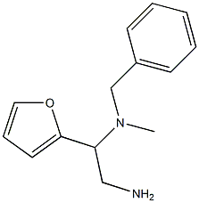 [2-amino-1-(furan-2-yl)ethyl](benzyl)methylamine Struktur