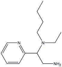 [2-amino-1-(pyridin-2-yl)ethyl](butyl)ethylamine Structure