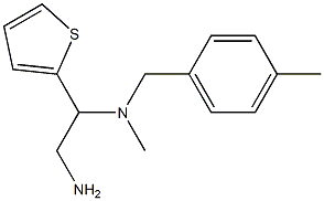  [2-amino-1-(thiophen-2-yl)ethyl](methyl)[(4-methylphenyl)methyl]amine