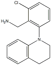 [2-chloro-6-(1,2,3,4-tetrahydroquinolin-1-yl)phenyl]methanamine