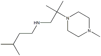 [2-methyl-2-(4-methylpiperazin-1-yl)propyl](3-methylbutyl)amine Struktur