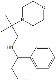 [2-methyl-2-(morpholin-4-yl)propyl](1-phenylbutyl)amine,,结构式