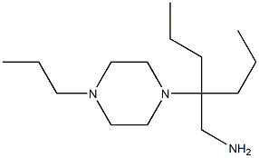 [2-propyl-2-(4-propylpiperazin-1-yl)pentyl]amine Structure