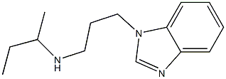 [3-(1H-1,3-benzodiazol-1-yl)propyl](butan-2-yl)amine Structure