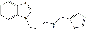 [3-(1H-1,3-benzodiazol-1-yl)propyl](furan-2-ylmethyl)amine Structure