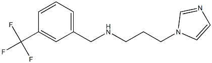 [3-(1H-imidazol-1-yl)propyl]({[3-(trifluoromethyl)phenyl]methyl})amine 化学構造式