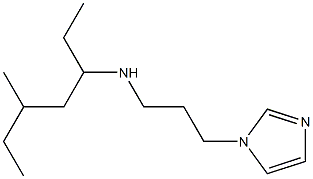[3-(1H-imidazol-1-yl)propyl](5-methylheptan-3-yl)amine Struktur
