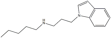 [3-(1H-indol-1-yl)propyl](pentyl)amine Struktur
