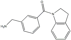 [3-(2,3-dihydro-1H-indol-1-ylcarbonyl)phenyl]methanamine