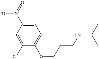 [3-(2-chloro-4-nitrophenoxy)propyl](propan-2-yl)amine 结构式