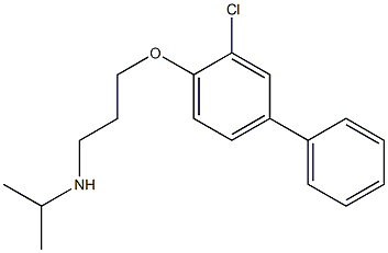  [3-(2-chloro-4-phenylphenoxy)propyl](propan-2-yl)amine