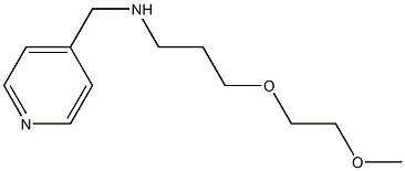 [3-(2-methoxyethoxy)propyl](pyridin-4-ylmethyl)amine Struktur